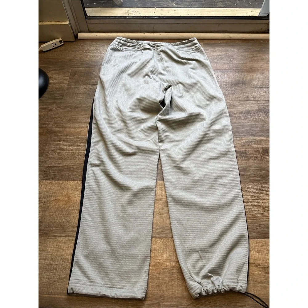 Nike KO Thermal Pants Mens Med Gray Therma Fit Fleece Sweats Drawstring 575106